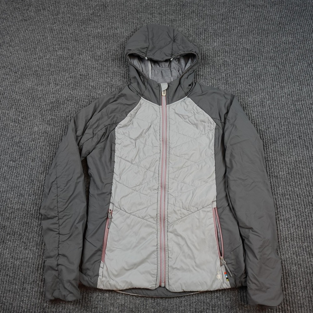 Smartwool Smartloft X 60 Jacket Womens Medium Gray Hooded SW019261